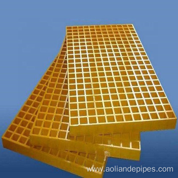 FRP Fiberglass molded grating panels for walkway outdoor